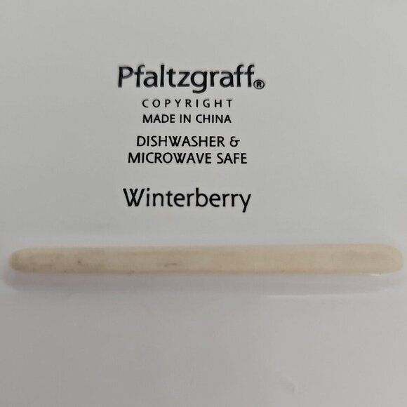 Pfaltzgraff Winterberry Cheese Tray and Knife 9" sculpted handle server spread - Picture 10 of 11